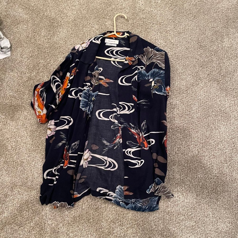 Urban Outfitters Mens Short Sleeve Button down